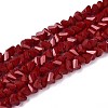Opaque Glass Beads Strands LS-GLAA-N019-4mm-15-1