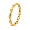 Brass Bangles for Women BJEW-D313-04G-2