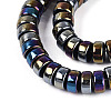 AB Color Plated Opaque Glass Beads Strands GLAA-T026-4x8mm-P01-3