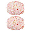 2 Skeins Polyester Yarn for Knitting & Crochet OCOR-TA0003-09A-1