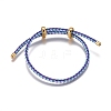 Adjustable 304 Stainless Steel Wire Rope Cord Bracelets Making AJEW-D047-01G-B-3