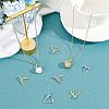 SUPERFINDINGS 12Pcs 3 Colors Rack Plating Brass Micro Pave Cubic Zirconia Ice Pick Pinch Bails KK-FH0004-29-4