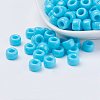 Opaque Acrylic European Beads PL338-9-2