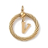 304 Stainless Steel Pendants STAS-D154-01V-G-1