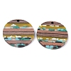 Resin & Walnut Wood Pendants RESI-R428-10-2