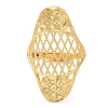 Light Gold Brass Adjustable Rings for Women LS-RJEW-A022-01B-1