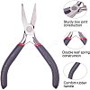 5 inch Flat Nose Carbon Steel Jewelry Pliers PT-PH0001-06-3