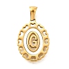 Golden 304 Stainless Steel Pendants STAS-K300-02G-G-1