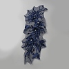 Chemical Fiber Iron Acrylic Embroidery Lace Collar DIY-WH0899-291A-1