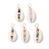 Natural Shell Pendants PALLOY-JF02693-1