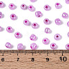 DIY Craft Beads 6/0 Ceylon Round Glass Seed Beads X-SEED-A011-4mm-150-3