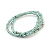 Natural Howlite Beads Strands X-G-P398-B01-1