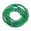 Glass Beads Strands EGLA-A034-T1mm-D18-2