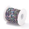 Rainbow Color 304 Stainless Steel Link Chains STAS-P219-45M-3