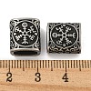 Retro 304 Stainless Steel Slide Charms STAS-B071-12AS-3