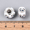 Opaque Resin European Beads RPDL-T004-01D-3
