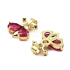 Rack Plating Real 18K Gold Plated Brass Pendants KK-B077-29G-01-2
