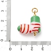 Christmas Handmade Lampwork Pendants STAS-C147-03E-3