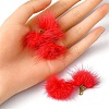 Faux Mink Fur Tassel Pendant Decorations FIND-YW0002-24C-3