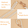 1Pc Acrylic Pearl Braided Stretch Chain Belts AJEW-CP0008-12A-6