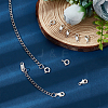 9Pcs 9 Style 925 Sterling Silver Clasps STER-BBC0001-17A-5