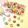 50Pcs Opaque Cartoon Resin Cabochons CRES-FS0001-19-7