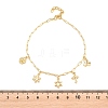 Brass Charm Bracelets BJEW-F545-01D-G-4