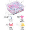 40G 4 Styles Plastic Cabochons RESI-FS0002-13-4