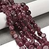 Natural Strawberry Quartz Beads Strands G-P497-01E-88-2