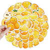 50Pcs Fruits Theme Waterproof PVC Stickers Set PW-WGDB468-01-4