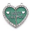 Alloy Enamel Split Pendant LS-ENAM-S130-25I-1