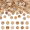 240Pcs 12 Styles 4-Hole Coconut Buttons DIY-AR0004-67-1