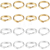 20Pcs 2 Colors 925 Sterling Silver Split Jump Rings STER-SC0001-41A-1