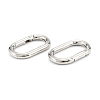 Zinc Alloy Spring Gate Rings X-PALLOY-L233-07B-P-3