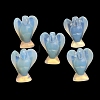 Synthetic Opalite Gemstone Carved Angle Figurines GG-CBA8396-A18-1