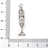 Brass Enamel Pendants KK-P339-24P-04-3