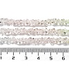 Transparent Glass Bead Strands GLAA-H023-03P-5