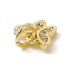 Brass Micro Pave Cubic Zirconia Charms ZIRC-F132-16G-3