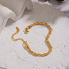 304 Stainless Steel Singapore Chain Bracelets for Women AF5599-1-3