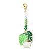 Alloy Enamel Pendant Decorations HJEW-JM01122-3