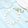 Shell Pearl Beaded Bracelets for Women BJEW-JB12424-1