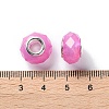 Pearlized Resin European Beads RESI-M001-01G-3