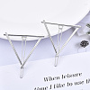 Alloy Hollow Geometric Hair Pin PHAR-N005-015P-4