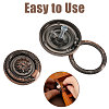 8Pcs Flower Zinc Alloy Cabinet Handles AJEW-FH0006-30B-4