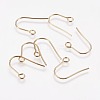 304 Stainless Steel Earring Hooks X-STAS-F142-01G-1