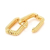 Brass Hoop Earrings LS-EJEW-F273-02B-G-2