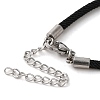 Milan Cord & 304 Stainless Steel Bracelets Making MAK-H004-01A-P01-3