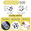 20Pcs Handmade Bumpy Lampwork Beads LAMP-TA0002-54-5