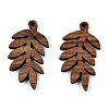 Natural Walnut Wood Pendants X-WOOD-T023-15-2