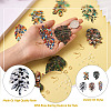 DIY Monstera Leaf Dangle Earring Making Kits DIY-BY0001-38-4